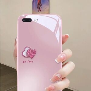 Pink Heart Design Phone Case